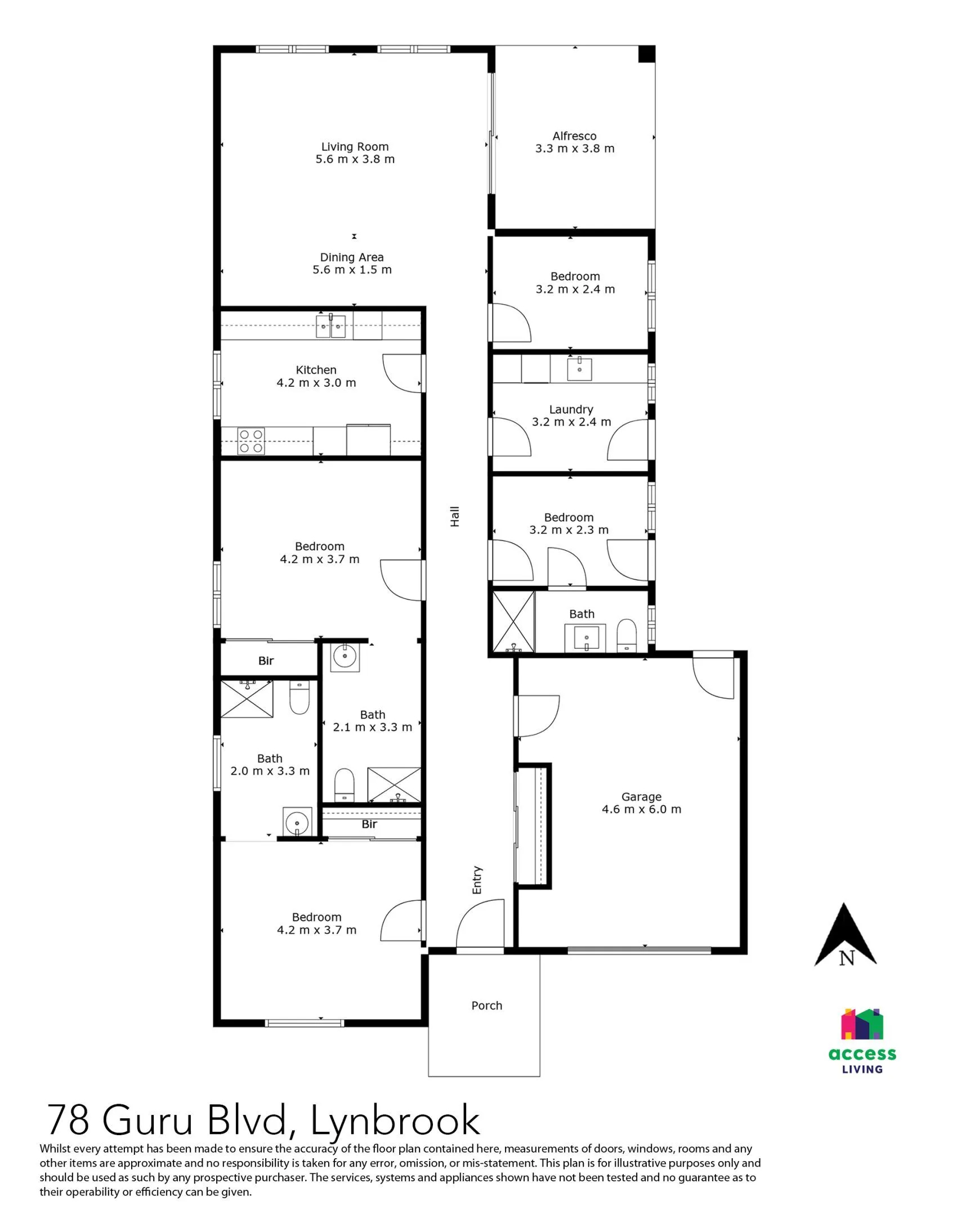 Rose Floor plan